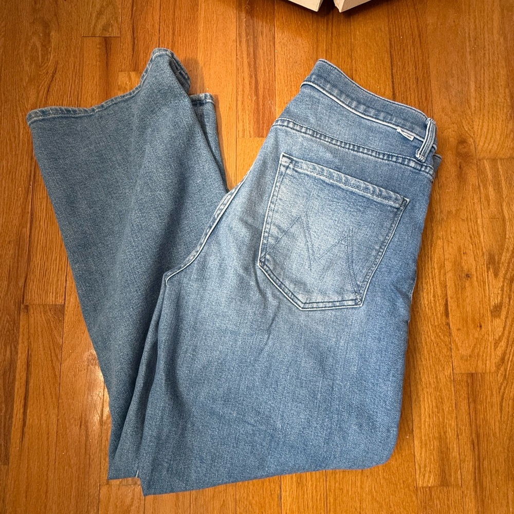 MOTHER The Dodger Flood Jeans – Mediterranean Muse – Size 30
